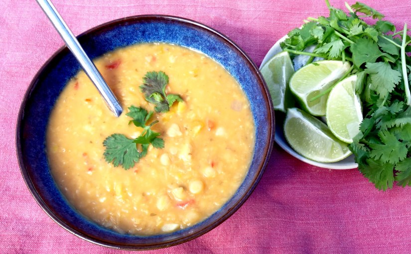 Red lentil and coconut milk soup/Tina Jeffers via Linda Friedrich